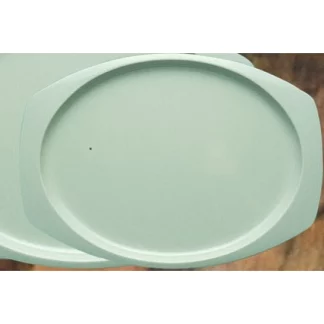 Yanco NS-212G Nessico Rectangular Platter, 12.5" Length, 7.75" Width, Melamine, Green Color, Pack of 12