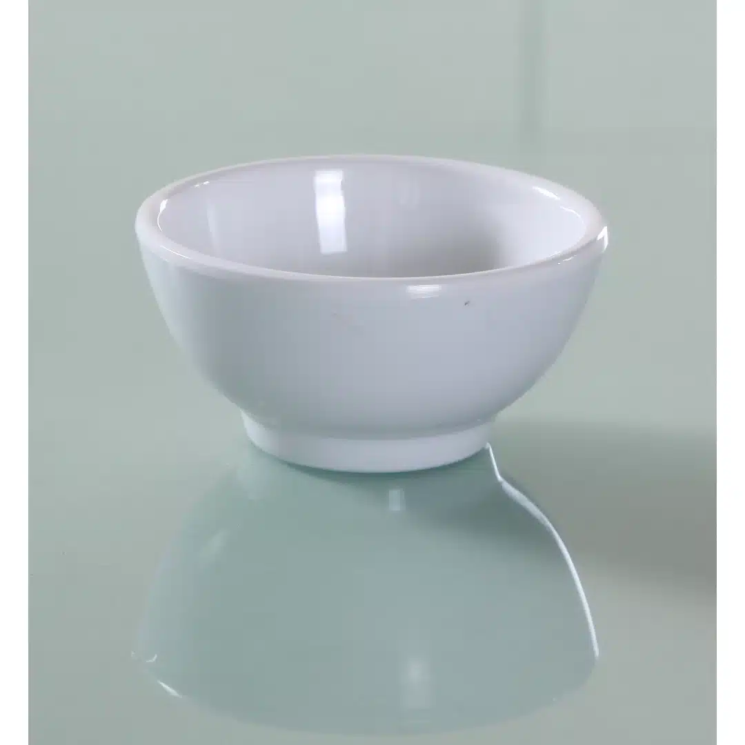 Yanco VE-003 Venice Sauce Bowl, 4 Oz Capacity, 3.5" Diameter, Melamine, Pack of 72