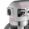 Prepline B20M 20 Qt. Gear Driven Commercial Planetary Stand Mixer - Image 3
