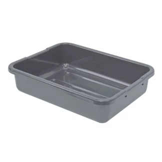 Quantum Foodservice FSB-21155RGY Bussing Tub 21In X 15In X 5In Pp Gray - Case of 12