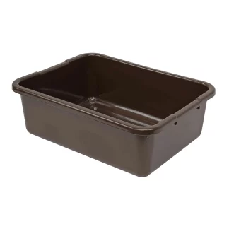 Quantum Foodservice FSB-21157RBN Bussing Tub 21In X 15In X 7In Pp Brown - Case of 12