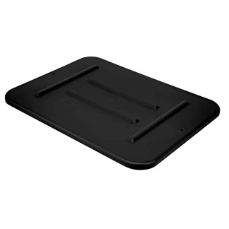 Quantum Foodservice FSB-L2216BK Bussing Tub Lid 22In X 16-1/2In X 3/4In Pp Black - Case of 12