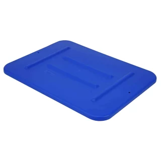 Quantum Foodservice FSB-L2216BL Bussing Tub Lid 22In X 16-1/2In X 3/4In Pp Blue - Case of 12