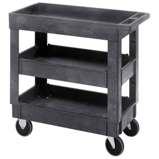 Quantum Foodservice PC3518-33-3 Plastic Cart 3 Shelf