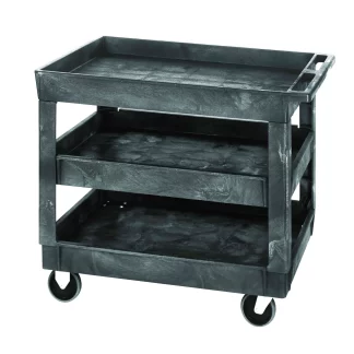 Quantum Foodservice PC4026-33-3 Plastic Cart 3 Shelf