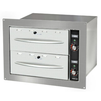 Prepline BDW2 Double Built-in Stainless Steel Drawer Warmer- 900W, 120V