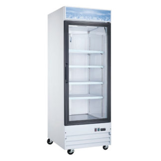 Coldline D30-W 31" White Single Glass Merchandiser Freezer
