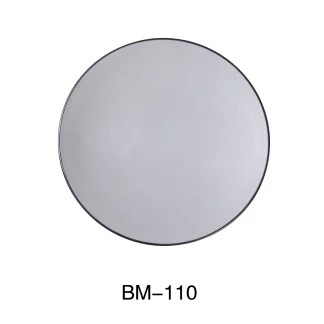 Yanco BM-110 Birmingham 10 1/4" Round Plate, Melamine, Scratch Resistant, Pack of 24