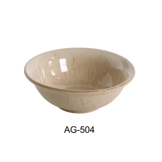 Yanco AG-504 4 3/4" X 1 3/4" Rice Bowl 8 Oz , Porcelain, Pack of 36