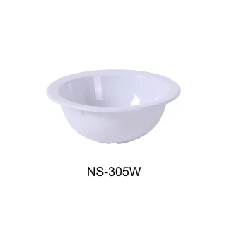 Yanco NS-305W Nessico Grapefruit Bowl, 10 Oz Capacity, 2" Heiht, 5.625" Diameter, Melamine, White Color, Pack of 48