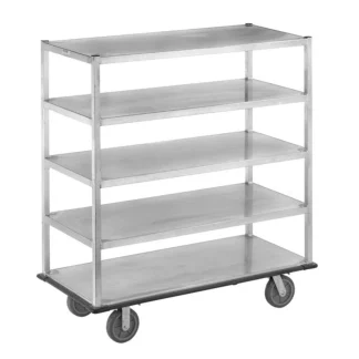Carter-Hoffmann T725 Queen Mary Cart - 5 Levels, 2500 lb. Capacity, Aluminum, Marine Edges