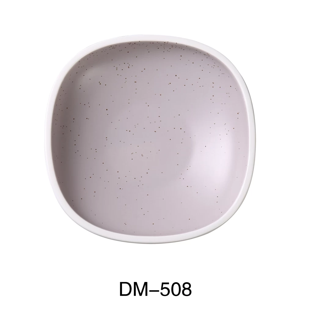 Yanco DM-508 Denmark 8" X 2"H Square Salad / Soup Bowl 23 Oz, Porcelain, Matte Glaze, Pack of 24