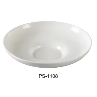 Yanco PS-1108 Salad Bowl, 9-Oz Capacity, 8" Diameter, Porcelain, Bone White, Pack of 24