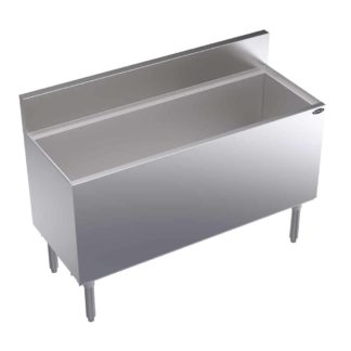 Krowne KR19-48DP 48" Royal Series Cocktail Station w/ 194 lb Ice Bin, Stainless