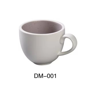 Yanco DM-001 Denmark 3 X 2 3/4"H Coffee Cup 7 Oz, Porcelain, Matte Glaze, Pack of 36
