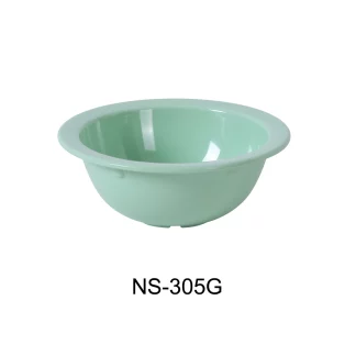 Yanco NS-305G Nessico Grapefruit Bowl, 10 Oz Capacity, 2" Height, 5.625" Diameter, Melamine, Green Color, Pack of 48