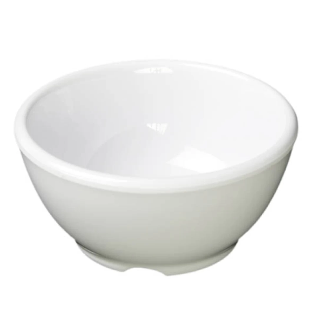 Yanco MS-504WT Mile Stone Salad/Soup Bowl, 10 Oz Capacity, 2" Height, 4.5" Diameter, Melamine, White Color, Pack of 48