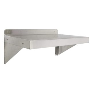 Prepline PWS-1424 14"W x 24"L Stainless Steel Wall Mount Shelf