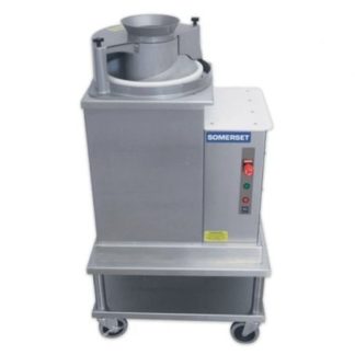 Somerset SDR-400T 44" x 24" x 16" Stainless Steel Automatic or Manual Heavy Duty Dough Rounder with Standard Table and Casters - 115V, 3/4 HP