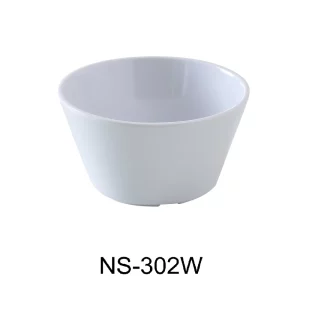 Yanco NS-302W Nessico Bouillon Cup, 8 Oz Capacity, 2" Height, 3.75" Diameter, Melamine, White Color, Pack of 48