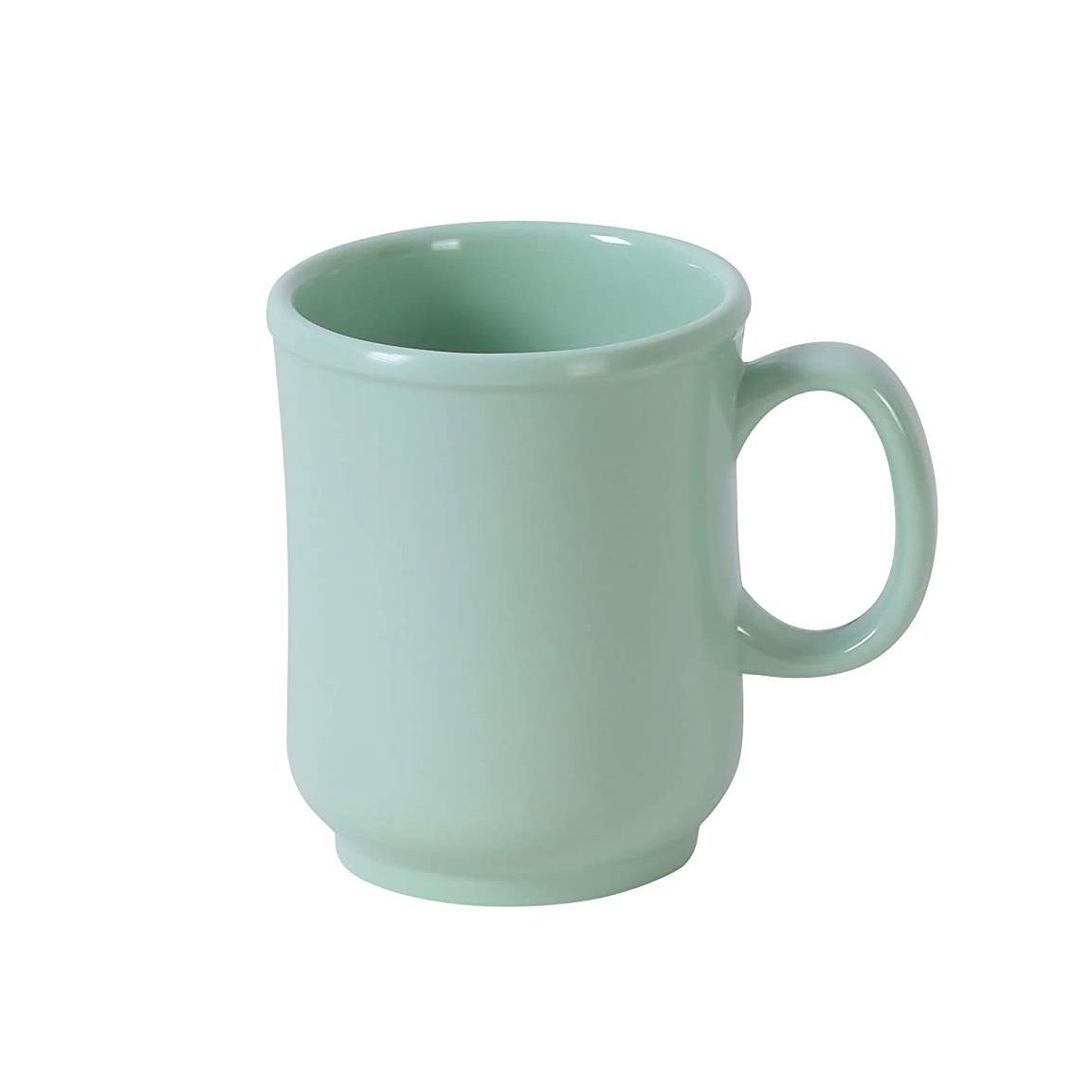 Yanco NS-901G Nessico Bulbous Mug, 8 Oz Capacity, Melamine, Green Color, Pack of 48