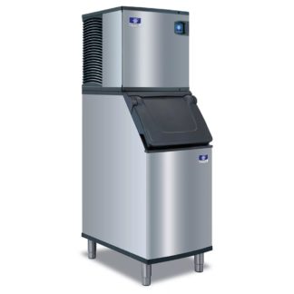 Manitowoc Ice IYT0420A/D420 460 lb Indigo NXT Half Cube Ice Maker w/ Bin – 383 lb Storage, Air Cooled, 115v