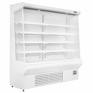Coldline SOC-76-220-W 76" White Refrigerated Air Curtain Merchandiser, 220V