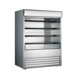 Omcan 43460 72" Grab-and-Go Open Refrigerated Floor Self-Serve Display Case with 37.1 cu.ft. Capacity