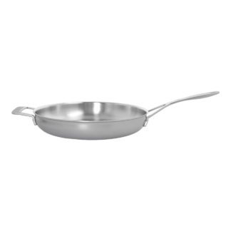 Demeyere Industry-5 1029701 12.5-inch, 18/10 Stainless Steel, Fry Pan With Helper Handle