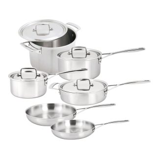 Demeyere Essential 5 10-pc, Pots And Pans Set (1015803)