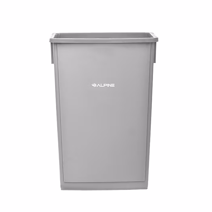 Alpine 23 GALLON BLACK SLIM TRASH CAN ALP477-GRY
