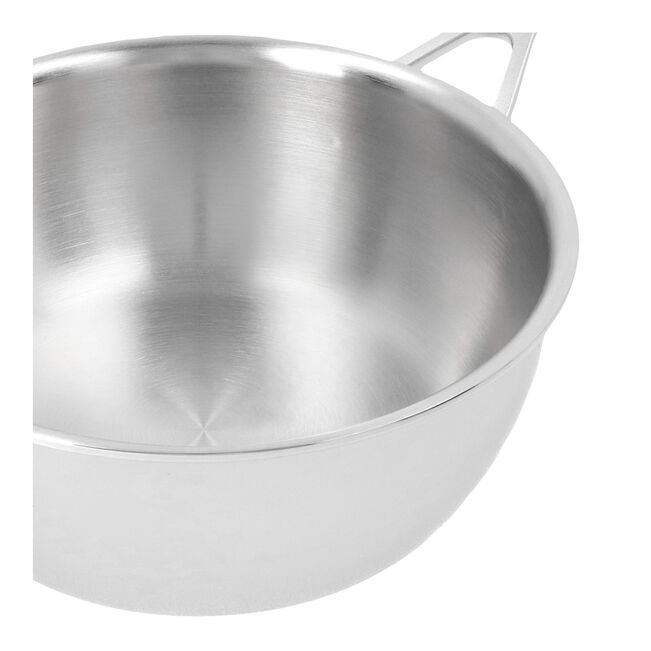 Demeyere Industry 5 20 cm 18/10 Stainless Steel Sauteuse with lid (1029705) - Image 3