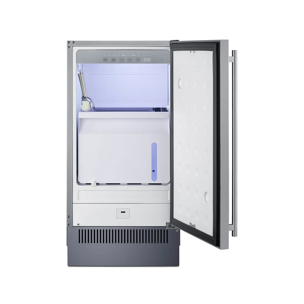 Summit BIM182 18"W Full Cube Undercounter Ice Machine - 60 lbs/day, Air Cooled - Image 3