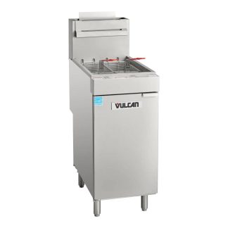 Vulcan 1VEG50M Gas Fryer - 50 lb Vat, Floor Model, Natural Gas