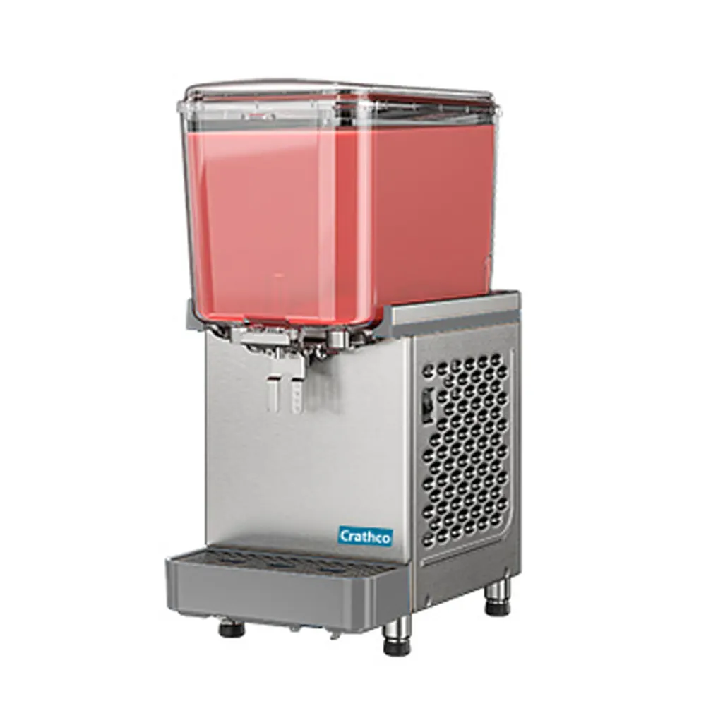 Crathco SR-15-16 Classic Pro™ Bubbler® Single Refrigerated Drink Dispenser w/ 4 3/4 gal Bowl, Mixing, 120v