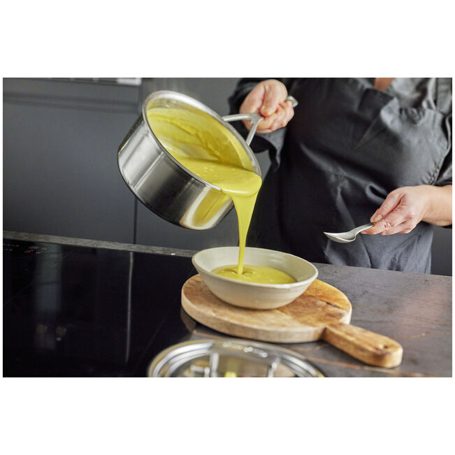 Demeyere Industry 5 3.2 qt Sauce Pan With Lid, 18/10 Stainless Steel (1029683) - Image 6